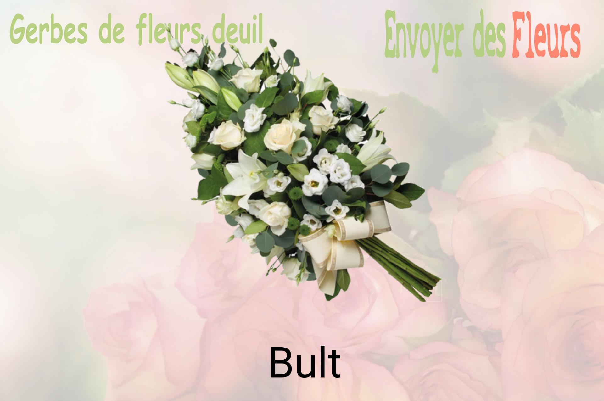 Gerbe de fleurs de deuil livrée à Bult